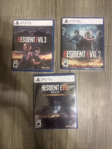 Resident Evil Bundle (2,3 & 7 Gold Edition) (PS5 / Playstation 5) BRAND NEW
