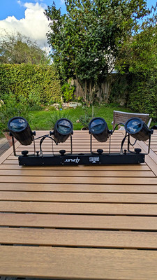 Chauvet 4PLAY LED Effektlichtbar 4x Licht DMX mit Display