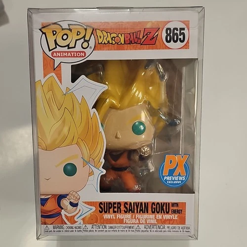 Funko Pop! Vinyl Dragon Ball Z Super Saiyan Goku #865 PX Previews Exclusive