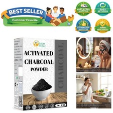 Activated Charcoal Powder 100 Food Grade Bamboo Charcoal Powder for Baking, ...