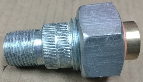 DIELECTRIC UNION 1/2" MALE. TO PREVENT CORROSION IN UNMACHED PIPE PACK OF 3