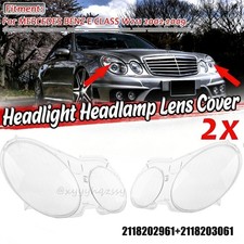 Paar Scheinwerferglas Streuscheibe Links&Rechts F&uuml;r 2002-2008 Mercedes Benz W211