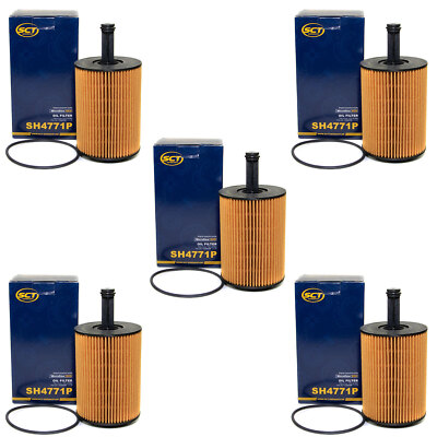 Ölfilter 5 X SCT SH 4771 P für Seat Skoda VW Golf Jetta Passat Audi A3 A4 A5 A6