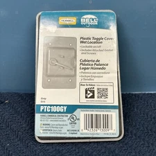 Bell Weatherproof Polycarbonate Outdoor Switch Cover - PTC100GY
