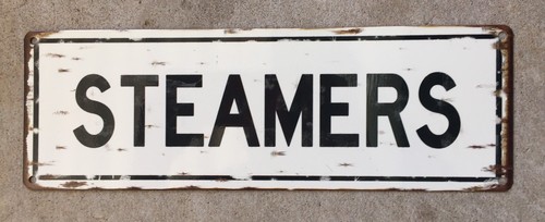 Steamers Steamed Littleneck Clams Shellfish Seafood Bay Kitchen Sign Home Decor