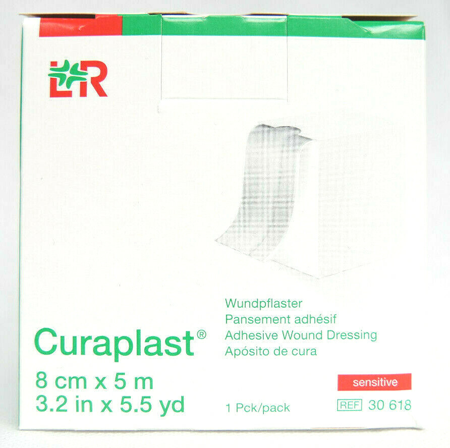 Wundpflaster Curaplast sensitiv 8 cm x 5 m REF 30618