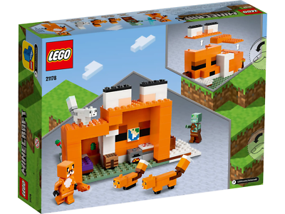 LEGO Minecraft 21178 The Fox Lodge New Factory Sealed | eBay