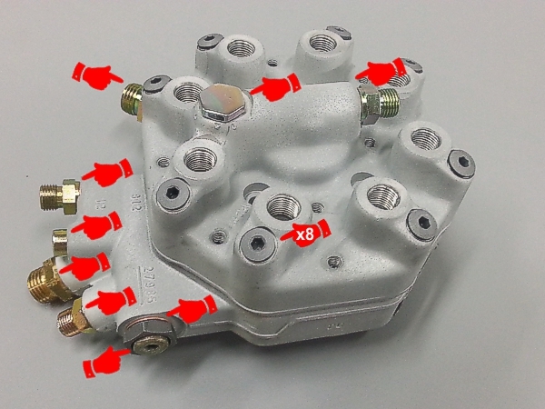 0438100050 Ferrari 308, 328, Mondail 8 Repair Kit for  Bosch Fuel Distributor