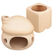 2PCS Fish Houses Ceramic Fish Hide Betta Cave Fish Tank Hideout Fish Tank Decor