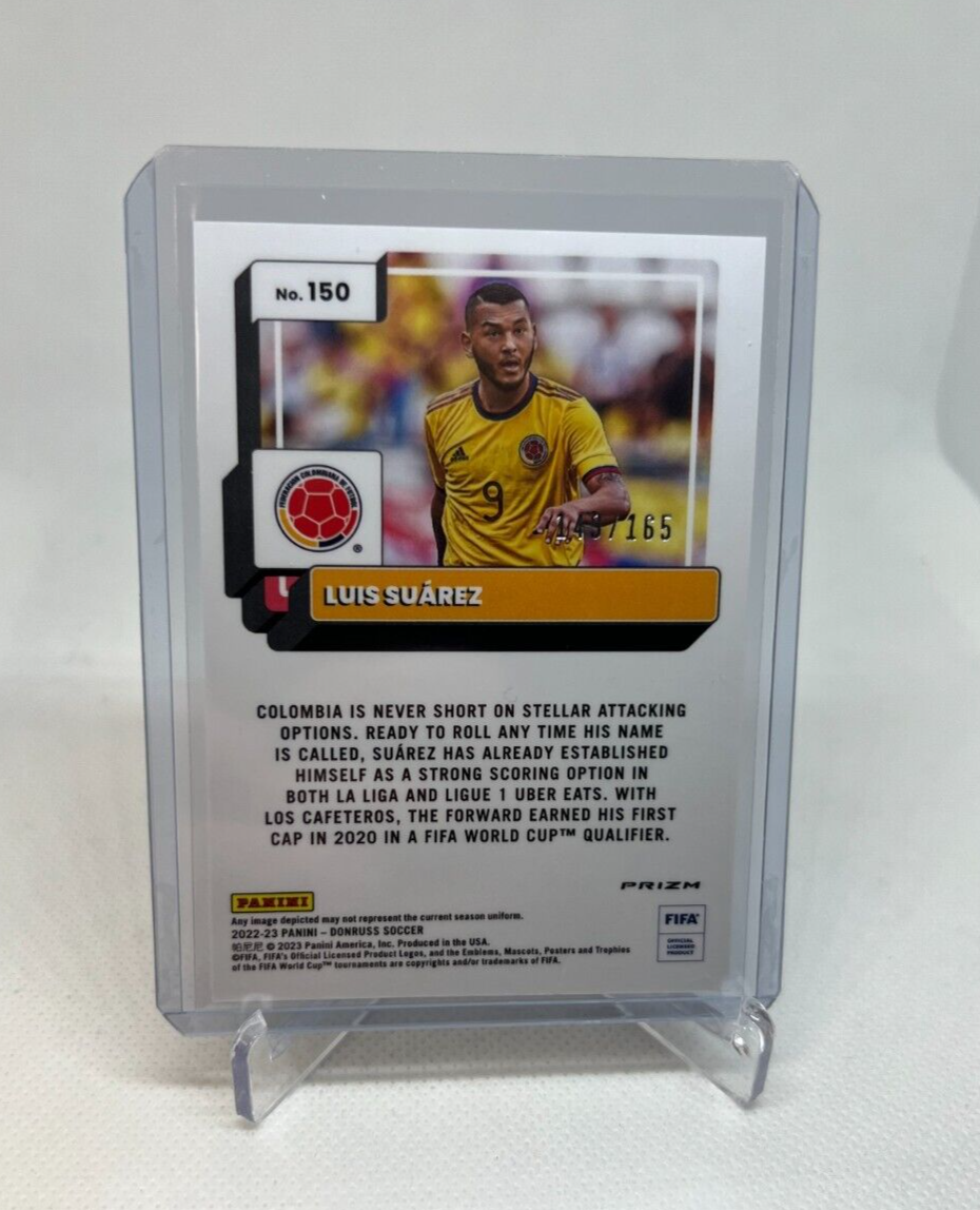LUIS SUAREZ prizm donruss auto card スアレス Luis Suarez 2014 Prizm World Cup Signatures Price Guide