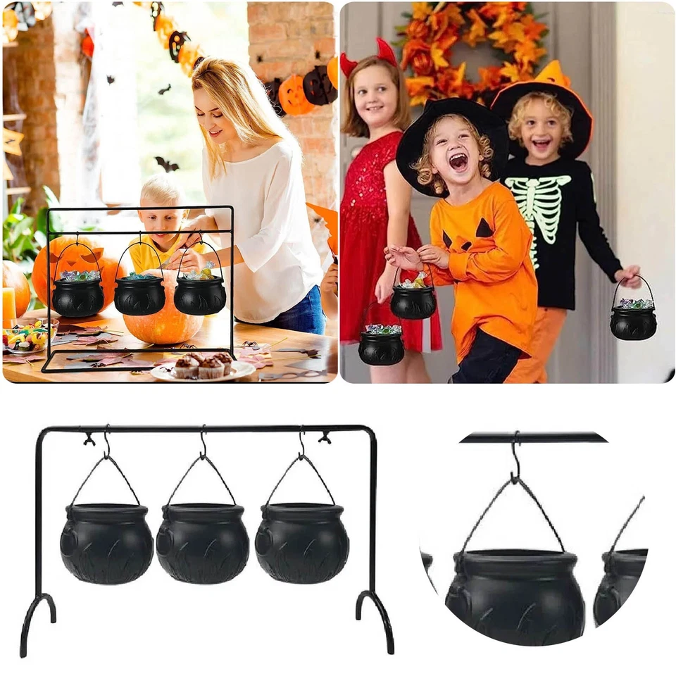 Caldero 9 tazones caldero olla para servir tazones en estante divertido y lindo multifuncional Foto 2 de 4