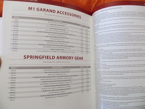 2008 SPRINGFIELD ARMORY 3 Product Catalogs New Never Read from Vintage Shop - Picture 9 of 12
