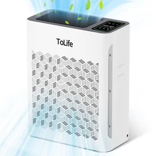 ToLife Air Purifiers for Home Large Room Up to 1295 Ft² with PM 2.5 Display