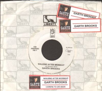 Brooks, Garth - Walking After Midnight Liberty 56973  Vinyl 45 rpm Record