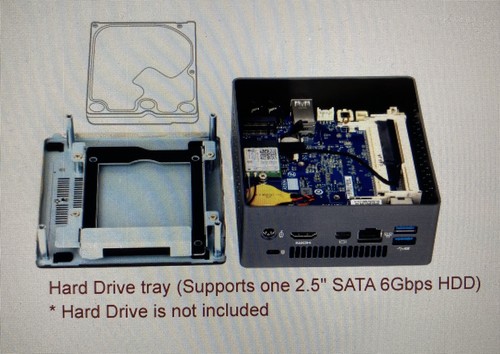 Gigabyte Brix 6200 i5 Mini Compact PC Win10 120GB SSD 8GB RAM Mouse & Keyboard - Picture 2 of 10