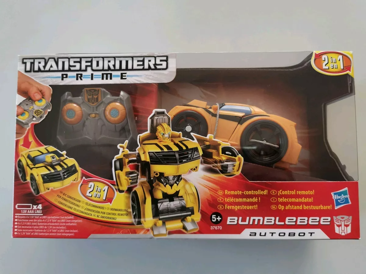 TRANSFORMERS PRIME VEHICULE TÉLÉCOMMANDÉ ROBOT BUMBLEBEE 37670 EN BOÎTE NEUF