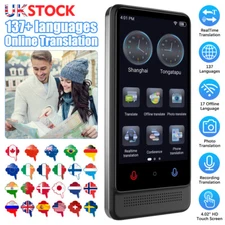 M12 Offline Translator 137 Languages Smart Voice Text Photo Translation Machine