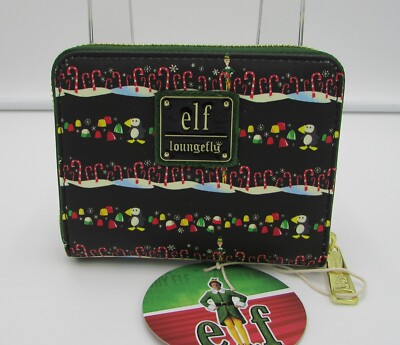 Loungefly Buddy the Elf Wallet Candy Cane NWT