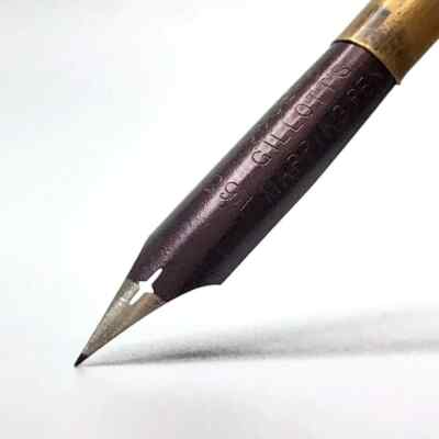 x2 Vintage Joseph Gillott's 291 Mapping Pen Nibs for Dip Pen