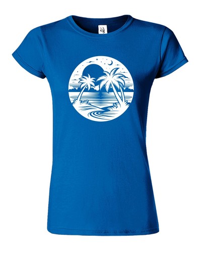 Women's Funny Summer Vacation Short Sleeve T-Shirt USA New Graphic Gift Tee - 第 3/11 張圖片