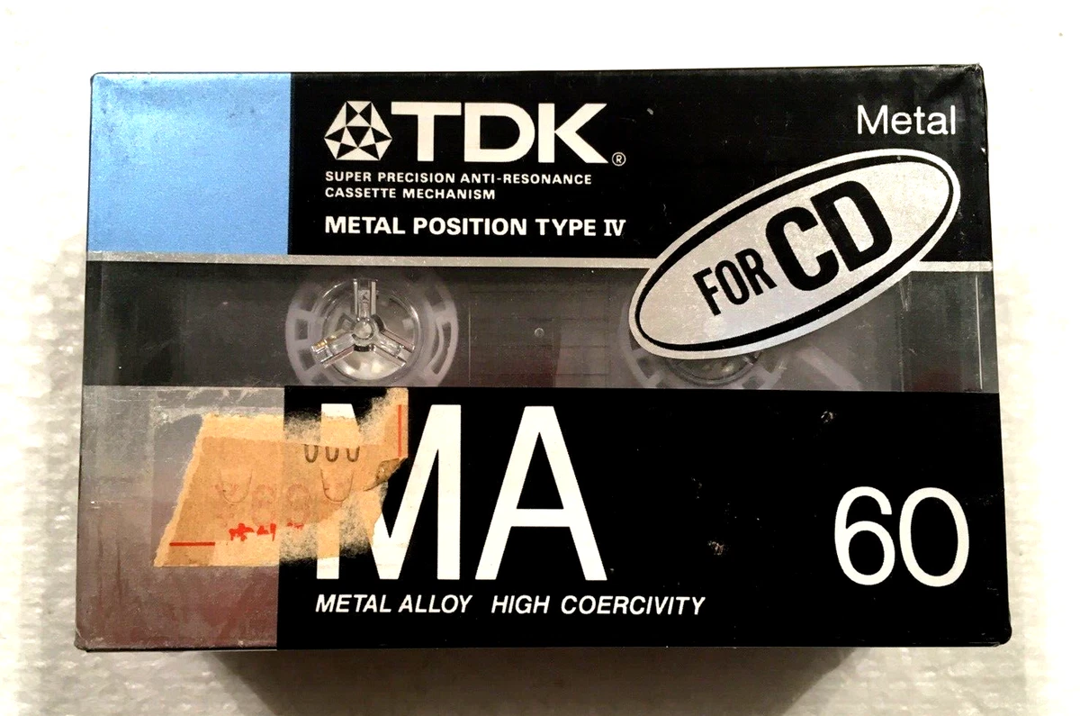 Nastro vuoto per cassette audio, 60 minuti, registrazione