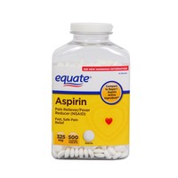 Equate 500 Count Aspirin Tablets Active Ingredient Lifesaving Adults Aches Fever Equate 500 Count Aspirin Tablets Active Ingredient Lifesaving Adults Aches Fever