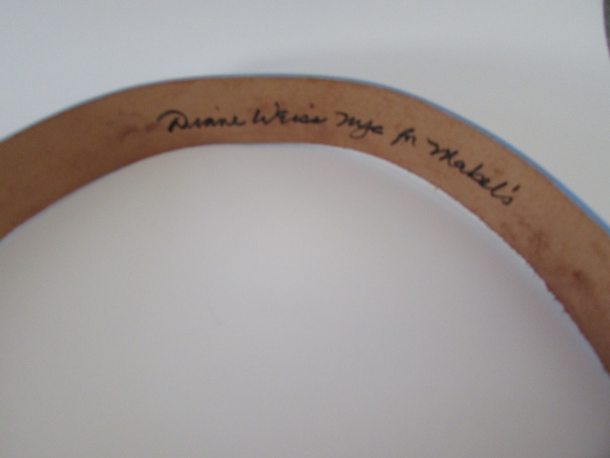 Rare?Diane Weiss NYC‎ hand tooled and painted leather ??USA flag belt. Vintage Los Angeles (@alisonmartino) • Instagram photos and  main image 4