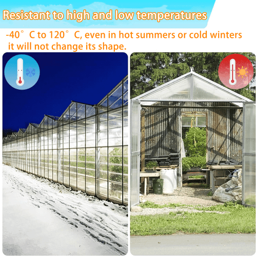 14PCS Polycarbonate Roofing Sheets 4MM High Clear Greenhouse Replacement Panels - Picture 5 of 18