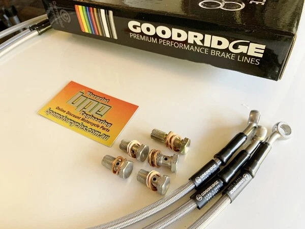 YAMAHA R1 1998 -2001 Goodridge braided brake lines – NON ABS front and rear T... - image 3 of 4