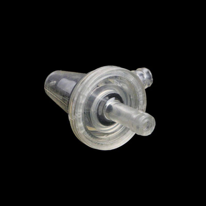 1x Right Angle 90° Universal Motorcycle Inline Fuel Filter 1/4" 6mm Hose Line - Image 2 of 4