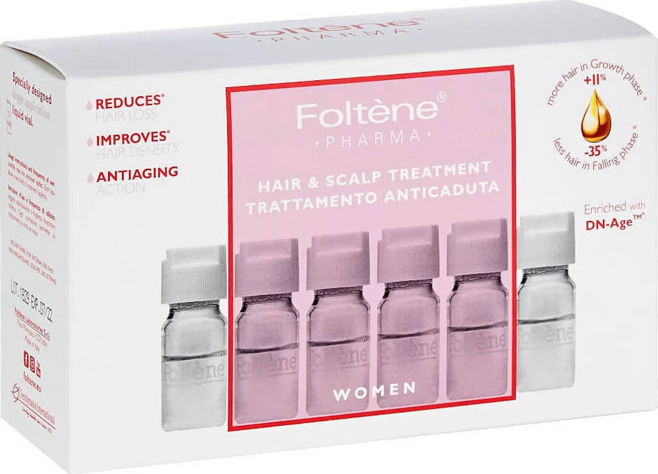 Foltene Hair & Scalp Treatment WOMEN 6ml x 12 ampules