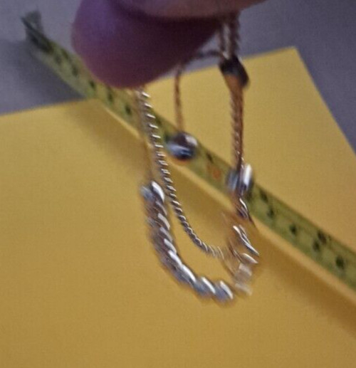 set 2 goldtone chain bangle bracelets, arrow char… - image 13