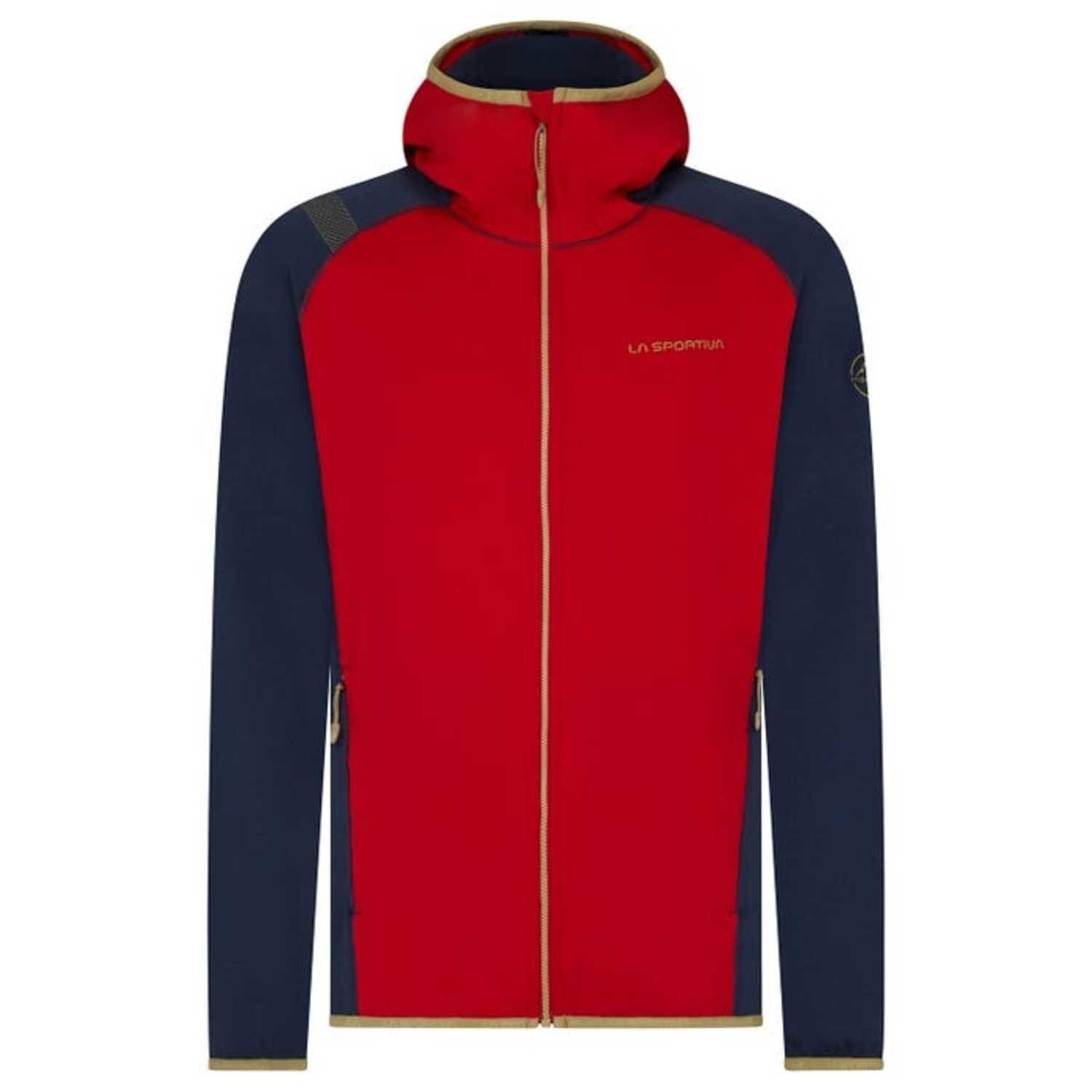 La sportiva Geminy Hoody Tango Red Noche Blue 2022second Capa Termal Alpino