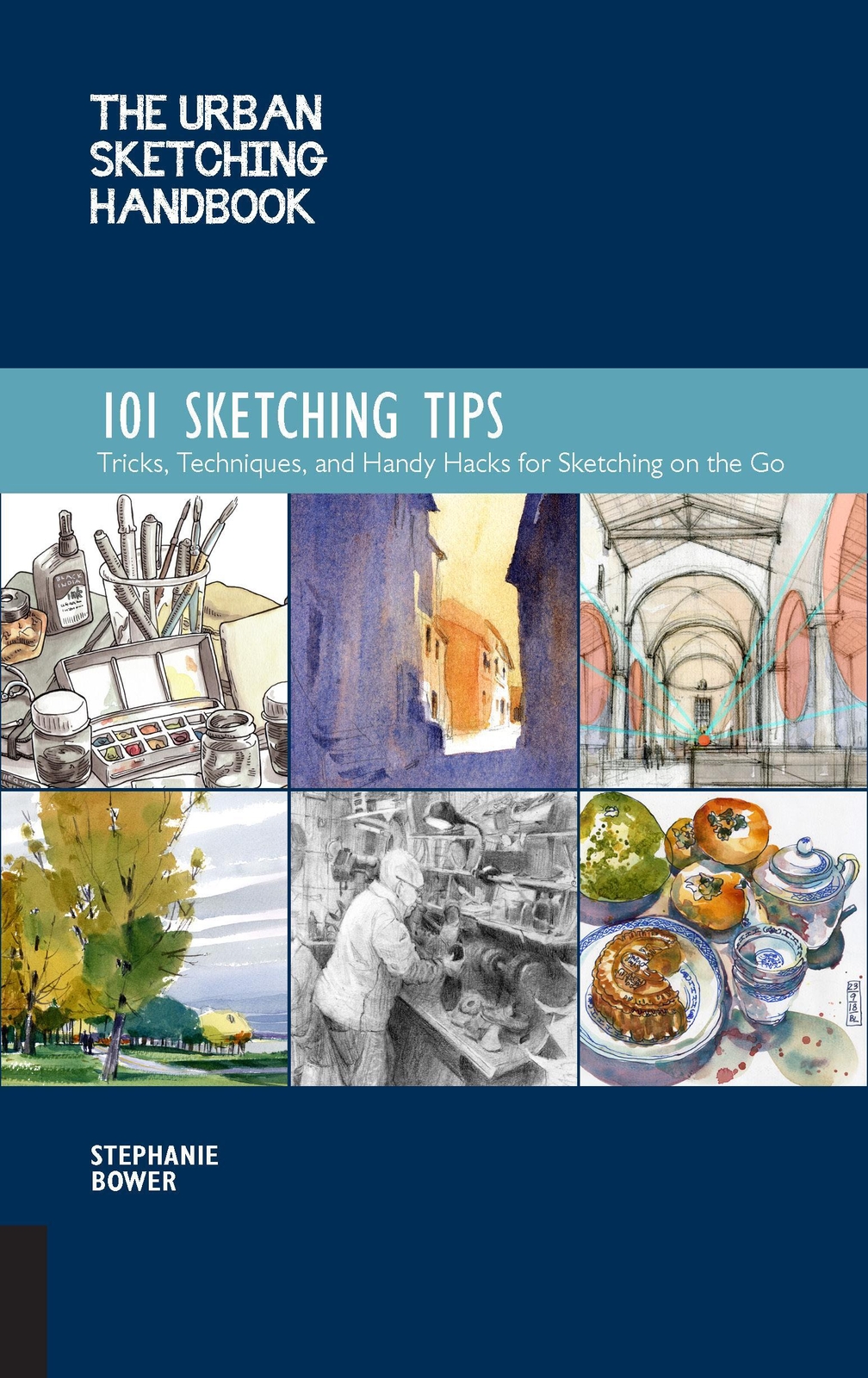 Thumbnail - The Urban Sketching Handbook 101 Sketching Tips | Stephanie Bower |