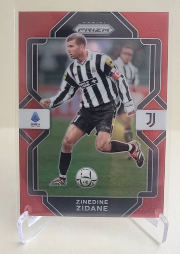 2022-23 PANINI CHRONICLES ZINEDINE ZIDANE PRIZM RED PRIZM #206 Ser #54/99