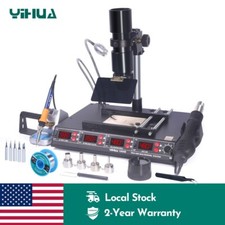 4-in-1 BGA Rework Station Infrared Preheater Hot Air Gun Desoldering Station