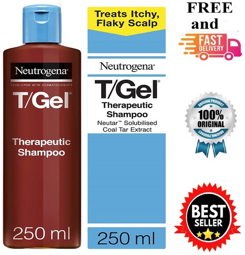 Neutrogena T/Gel Therapeutic Shampoo 250ml Best Hair Treatments medicated shampo - Picture 6 of 12