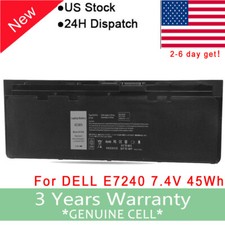 For Dell Latitude E7240 E7250 7.4V 45Wh Battery 9C26T GVD76 Notebook PC