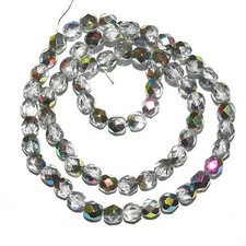 CZ366 Crystal Silver Vitrail 6mm Fire-Polishe...
