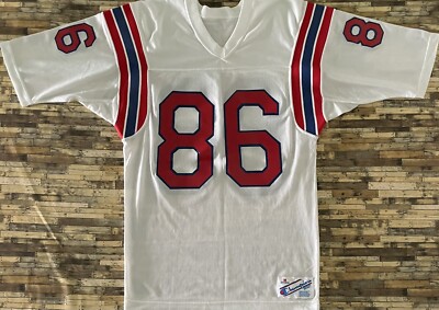 Rare Vintage Champion NFL New England Patriots Stanley Morgan