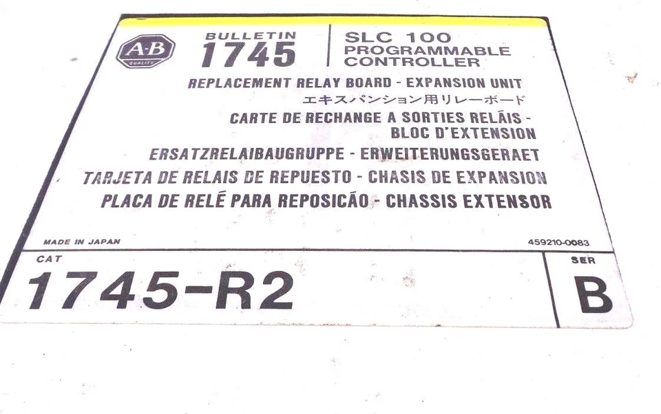 NEW ALLEN BRADLEY 1745-R2 OUTPUT MODULE RELAY 1745R2 SERIES B - Image 2 of 3