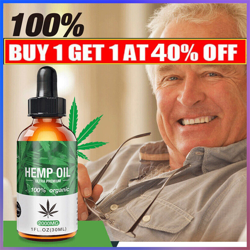 NUEVO Aceite de Semilla de Cáñamo, 100% Natural, 2000mg, Alta Resistencia, Puro 100% 2024