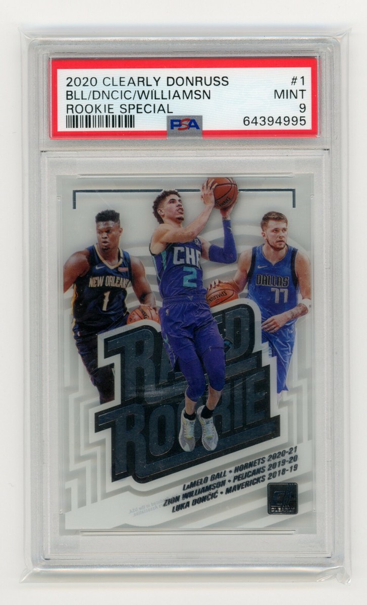 2020-21 Clearly Donruss LaMelo Ball Luka Doncic Zion Rated