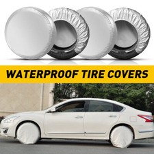4pcs Wheel Covers Tire Set Rv Trailer Camper Sun Car Protector 30-32 Waterproof