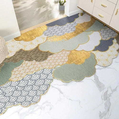 Floor Rug Non-Slip Welcome Carpet Durable Rubber Door Mats Low-Profile Heavy Rug - Picture 19 of 36