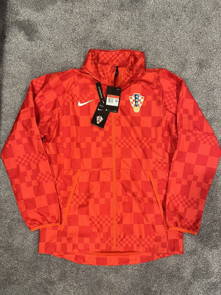 Nike Croatia Pregame Euro World Cup Anthem Jacket Men Size Large