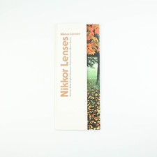 Nikkor Lens Guide - Vintage Folding Poster/Booklet