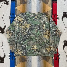Vintage Mossy Oak Field Staff Long Sleeve Camo Camouflage T-Shirt Size XL Hunt