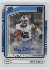 2024 Panini Clearly Donruss Rated Rookie Auto Ray Davis #88 RC