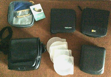 Lot of 5 CD/DVD Storage Cases Carriers LaserLine Case Logic No Bounderies NEW 